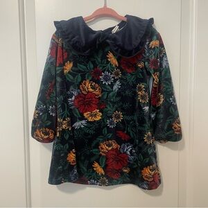 H&M Velvet Floral Dress